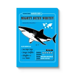 Danger Bois Notebooks Under £10|Stationery Gifts*Mighty Bitey Whitey A5 Paperback Notebook