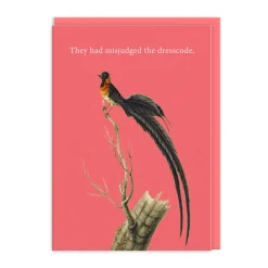Natural History Museum Birthday Cards*Misjudged Dress Code Greeting Card
