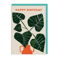 Anisa Makhoul Birthday Cards*Monsterra Vase Birthday Card 🌿🎉 | Ohh Deer