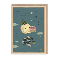Joo Joo Paper Birthday Cards*Moon Cake Birthday Card