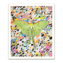Ohh Deer Prints*Moth Riso Print (12x10)