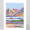 Marina Ester Castaldo Birthday|Thank You*Mountain Sunset Greeting Card | Ohh Deer