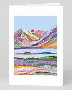 Marina Ester Castaldo Birthday|Thank You*Mountain Sunset Greeting Card | Ohh Deer