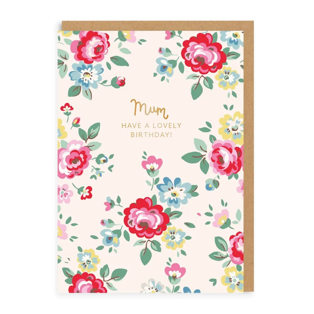 Cath Kidston Birthday Cards*Mum - Have a lovely Birthday Card | Ohh Deer