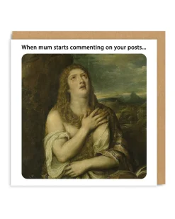 Ohh Deer Mother's Day Cards|Birthday Cards*Mum Commenting on your Posts Greeting Card