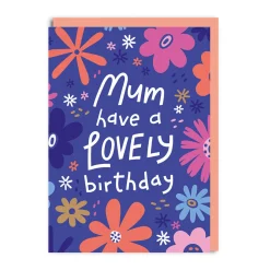 Ohh Deer Birthday Cards*Mum Happy Birthday Floral