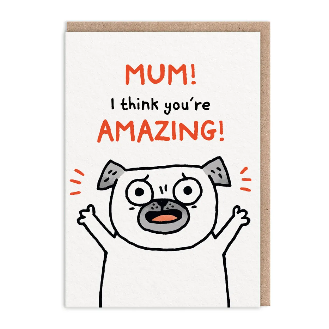 Gemma Correll Mother's Day Cards|Birthday Cards*Mum, I Think You're Amazing! Mother's Day Card