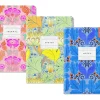 Vu0026A Premium Notebooks|Stationery Gifts*Neon Floral | 3 Pack of A5 Notebooks