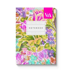 Vu0026A Notebooks Under £10|Stationery Gifts*Neon Floral Mawson Tulip A6 Premium Paperback Notebook