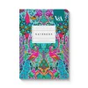 Vu0026A Notebooks Under £10|Stationery Gifts*Neon Floral Peacock A6 Premium Perfect Bound Notebook