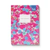 Vu0026A Premium Notebooks|Stationery Gifts*Neon Floral Pink and Blue A5 Premium Perfect Bound Notebook