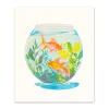 Ohh Deer Prints*Neon Goldfish Riso Print (12x10)