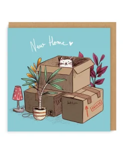 Ohh Deer Congratulations|New Home*New Home Cat Boxes Greeting Card