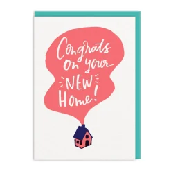 And Here We Are New Home*New Home Chimney Smoke Greeting Card