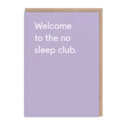 Twin Pines New Arrival*No Sleep Club Greeting Card