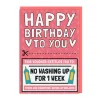 AbiGoLucky Birthday Cards*No Washing Up Voucher Birthday Card 🍽️ | Ohh Deer