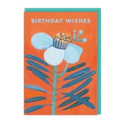 Anisa Makhoul Birthday Cards*Orange Floral Birthday Card 🌼🧡 | Ohh Deer