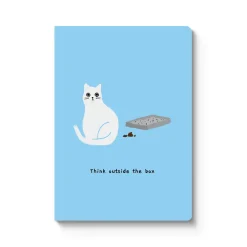 Ken The Cat Notebooks Under £10|Stationery Gifts*Outside The Box Perfect Bound Notebook | Ohh Deer