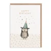 Ohh Deer Birthday Cards*Owl Happy Birthday Card