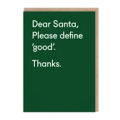 Twin Pines Christmas Cards*Pack of 9 Christmas Cards - Really Want, Define Good, Four Stages of C