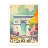 Ohh Deer Prints*Paris 3 Riso Print (8x6)