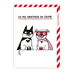 Gemma Correll Valentine's Day Cards*Partner in Crime Superhero Valentine's Day Card | Ohh Deer
