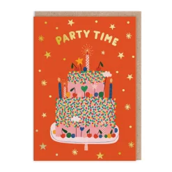 Daria Solak Birthday Cards*Party Time Cake Birthday Card - | Ohh Deer