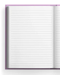 Ohh Deer Premium Notebooks|Stationery Gifts*Pastel Purple Linen Notebook 💜📓 |