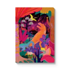Kaleido Premium Notebooks|Stationery Gifts*Perhistoric Carnivores A5 Perfect Bound Notebook