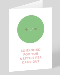 Stormy Knight Congratulations|New Arrival*Personalised A Little Pea New Baby Card
