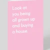 Twin Pines Congratulations|New Home*Personalised All Grown Up Buying A House Greeting Card | Ohh Deer
