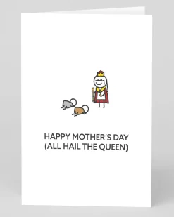 Goose Fight Mother's Day|Mother's Day Cards*Personalised All Hail the Queen Mother's Day Card | Ohh Deer