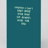 Raspberry Blossom Sympathy*Personalised Always Here For You Sympathy Card | Ohh Deer
