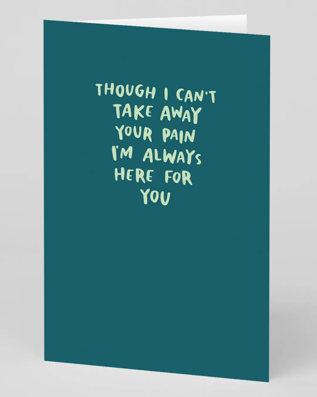 Raspberry Blossom Sympathy*Personalised Always Here For You Sympathy Card | Ohh Deer
