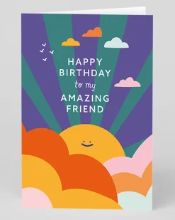 Elizabeth Olwen Birthday|Birthday Cards*Personalised Amazing Friend Sunshine Birthday Card | Ohh Deer