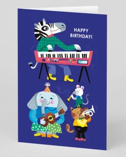 Ohh Deer Birthday|Birthday Cards*Personalised Animal Band Birthday Card |