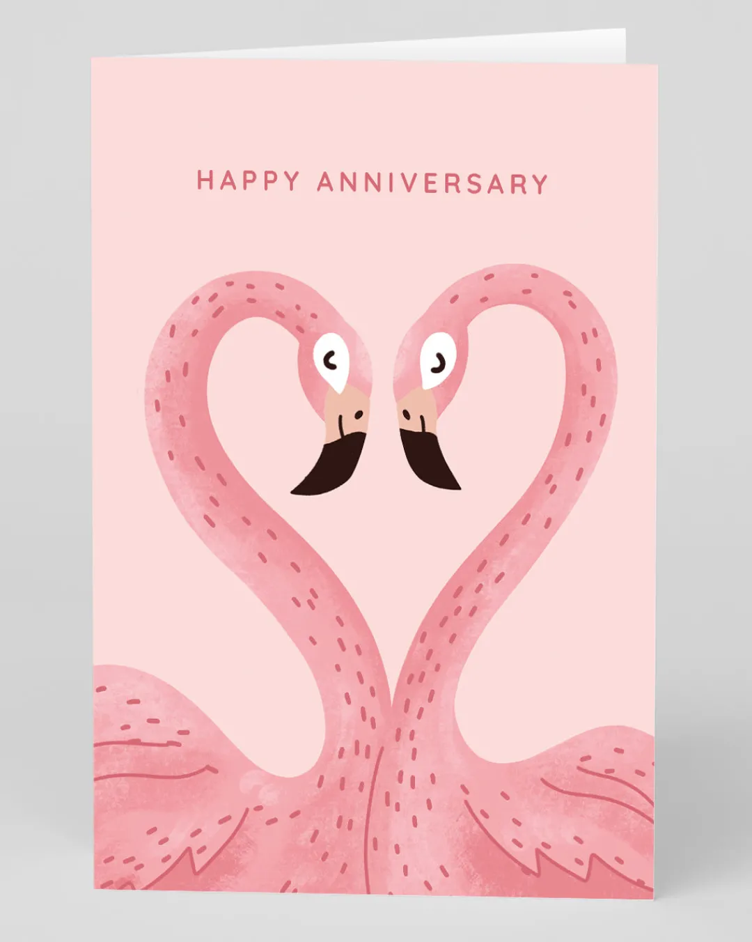 Ohh Deer Anniversary*Personalised Anniversary Flamingos Anniversary Card |
