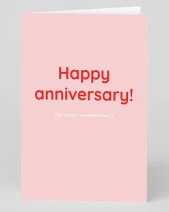 Ohh Deer Anniversary*Personalised At least I remembered Anniversary Card |