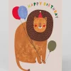 Daria Solak Birthday|Birthday Cards*Personalised Balloons and Lion Birthday Card | Ohh Deer