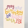 Raspberry Blossom Birthday|Birthday Cards*Personalised Be Filled With Joy Birthday Card | Ohh Deer