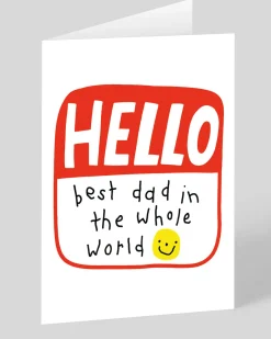 Lisa Chicken Father's Day|Father's Day Cards*Personalised Best Dad In The Whole World Father's Day Card | Ohh Deer