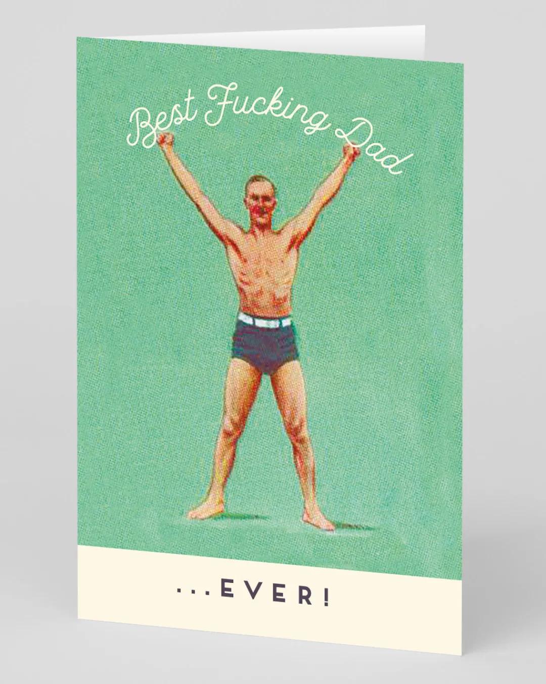 Offensive + Delightful Father's Day|Birthday*Personalised Best F Dad Greeting Card | Ohh Deer