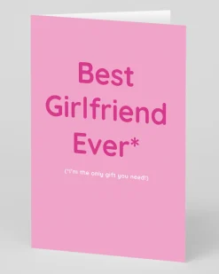 Ohh Deer Birthday|Birthday Cards*Personalised Best Girlfriend Ever Greeting Card |