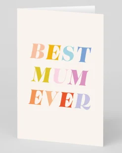Ellen Schlegelmilch Mother's Day|Mother's Day Cards*Personalised Best Mum Ever Typographic Mother's Day Card | Ohh Deer