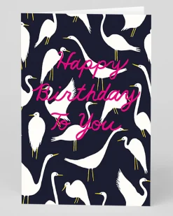 Emily Taylor Birthday|Birthday Cards*Personalised Bird Repeat Happy Birthday Card | Ohh Deer