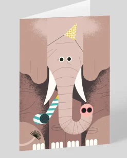 Owen Davey Birthday|Birthday Cards*Personalised Birthday Elephant Greeting Card | Ohh Deer