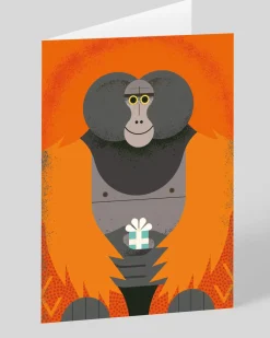 Owen Davey Birthday|Birthday Cards*Personalised Birthday Orangutan Greeting Card | Ohh Deer
