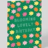 Mélanie Johnsson Birthday|Birthday Cards*Personalised Blooming Lovely Birthday Card