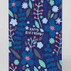Badger u0026 Burke Birthday|Birthday Cards*Personalised Blue Floral Birthday Card | Ohh Deer