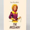 Offensive + Delightful Birthday|Birthday Cards*Personalised Bosslady! Greeting Card | Ohh Deer